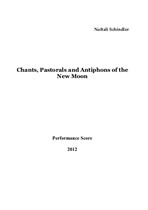 Chants, Pastorals and Antiphons of the New Moon