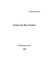 Fantasy for Bass Clarinet